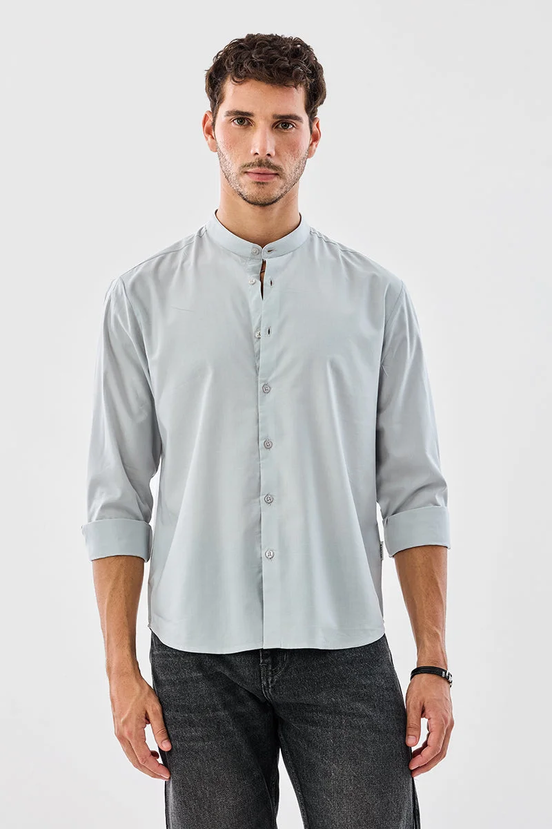 SNITCH Regular Fit Mandarin Shirt